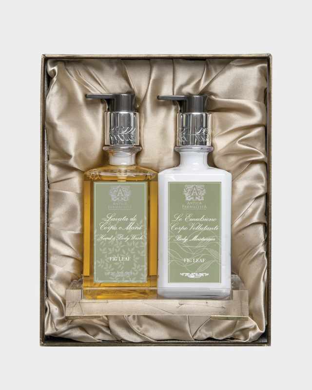 Fig Leaf Acrylic Bath & Body Gift Set